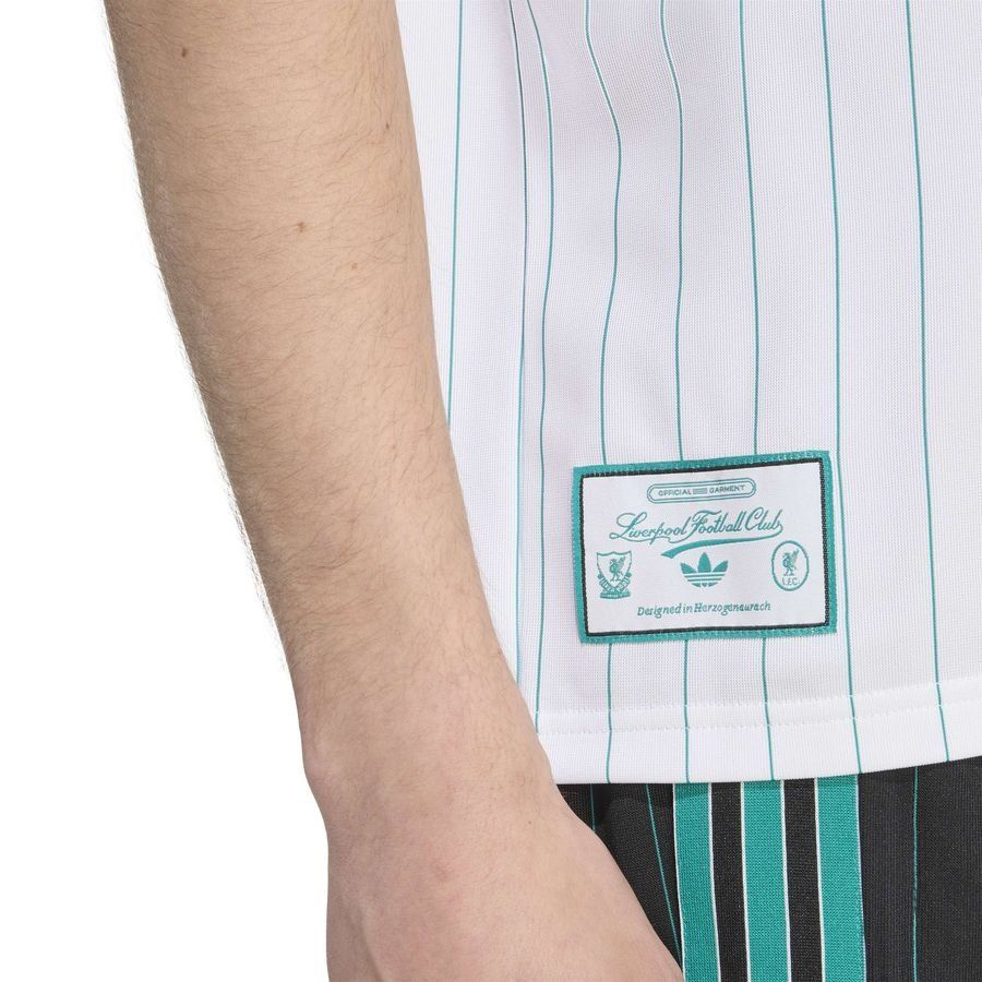 Liverpool T-Shirt Terrace Icons - White/Sea Green - Men's-SoccerKits Hub | Buy Soccer Jerseys Online